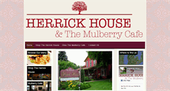 Desktop Screenshot of herrick-house.net